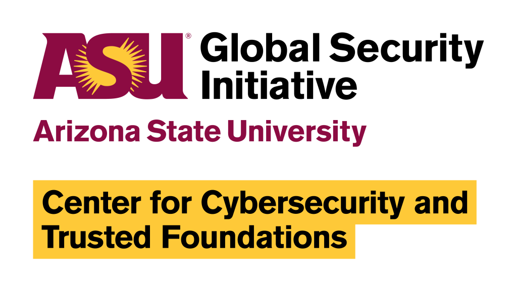 Arizona State University Center for Cybersecurity and Trusted Foundation logo